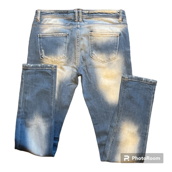 Zara TrF Original Denim Light Wash Size 6 Low Rise skinny - Picture 3 of 4